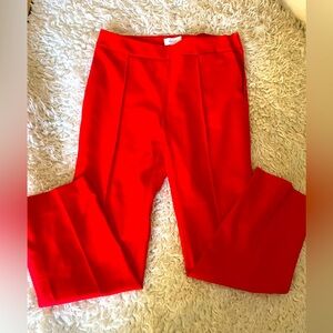 Chic Red Women's Trousers